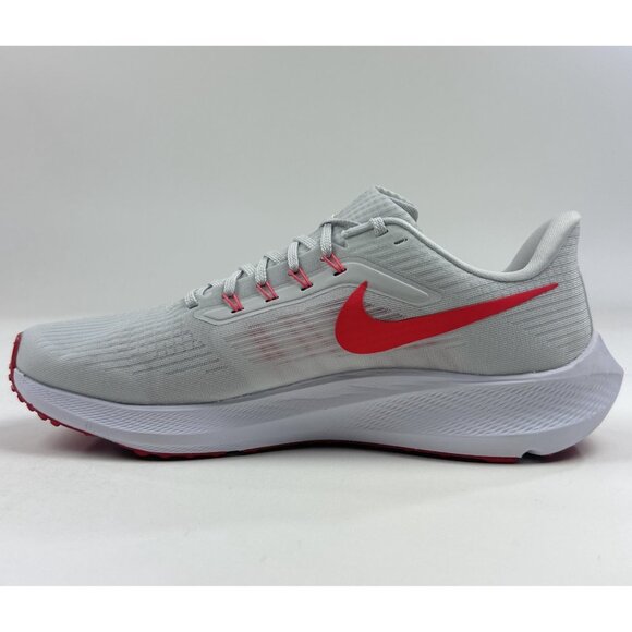 Nike Air Zoom Pegasus 39 Mens Size 8 Gray Red Running Shoes Sneakers DH4071-009 - Picture 3 of 9
